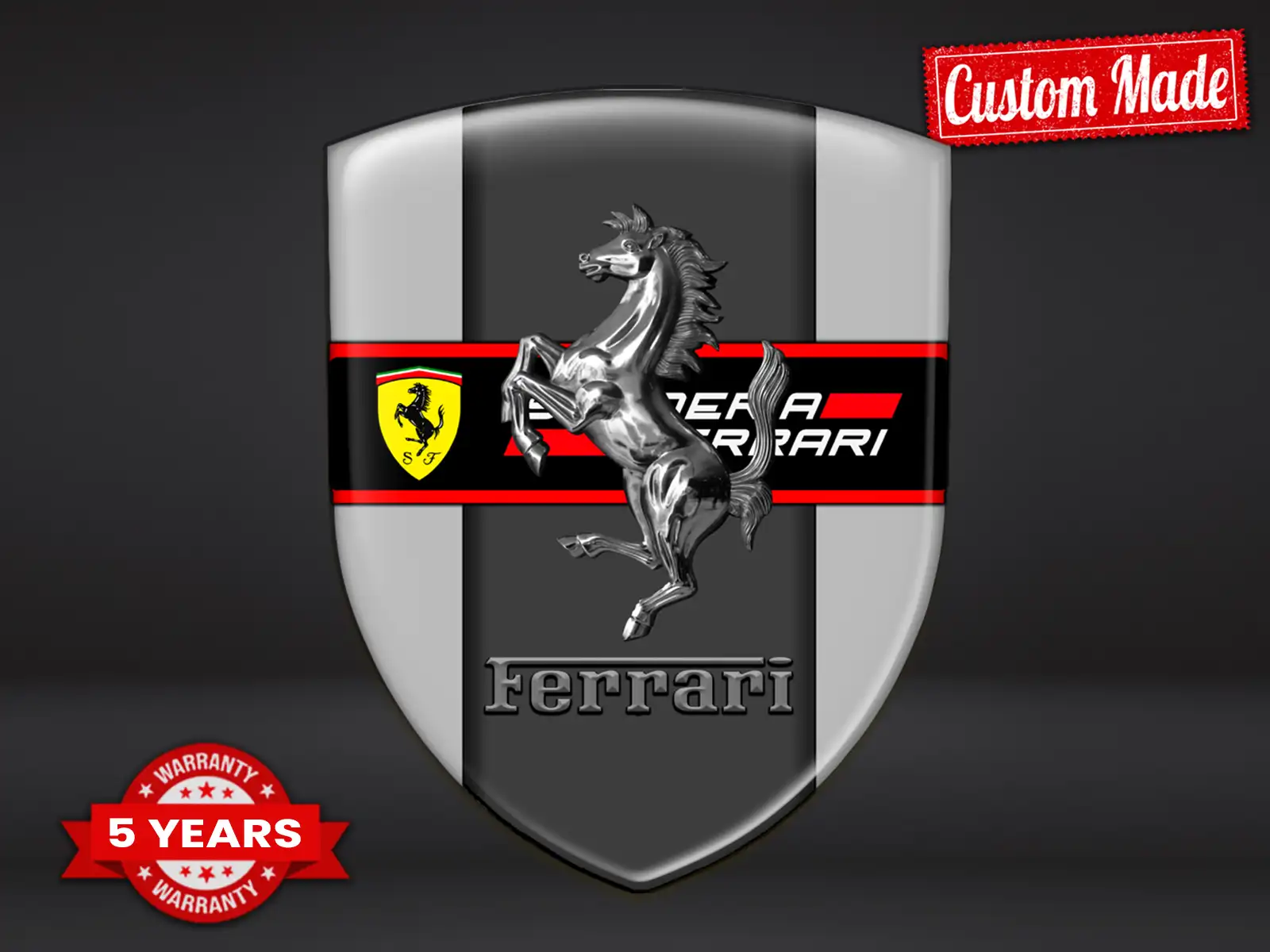 Ferrari Business Sticker Hochwertig Professionell Drift